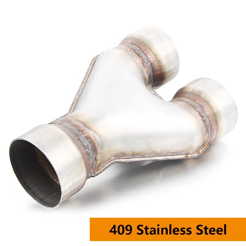 A-KARCK Exhaust Y Pipe 3" Inlet, A-KARCK 3" Outlet Y Pipe Create Dual Exhausts Withstands High Temperatures - Image 4